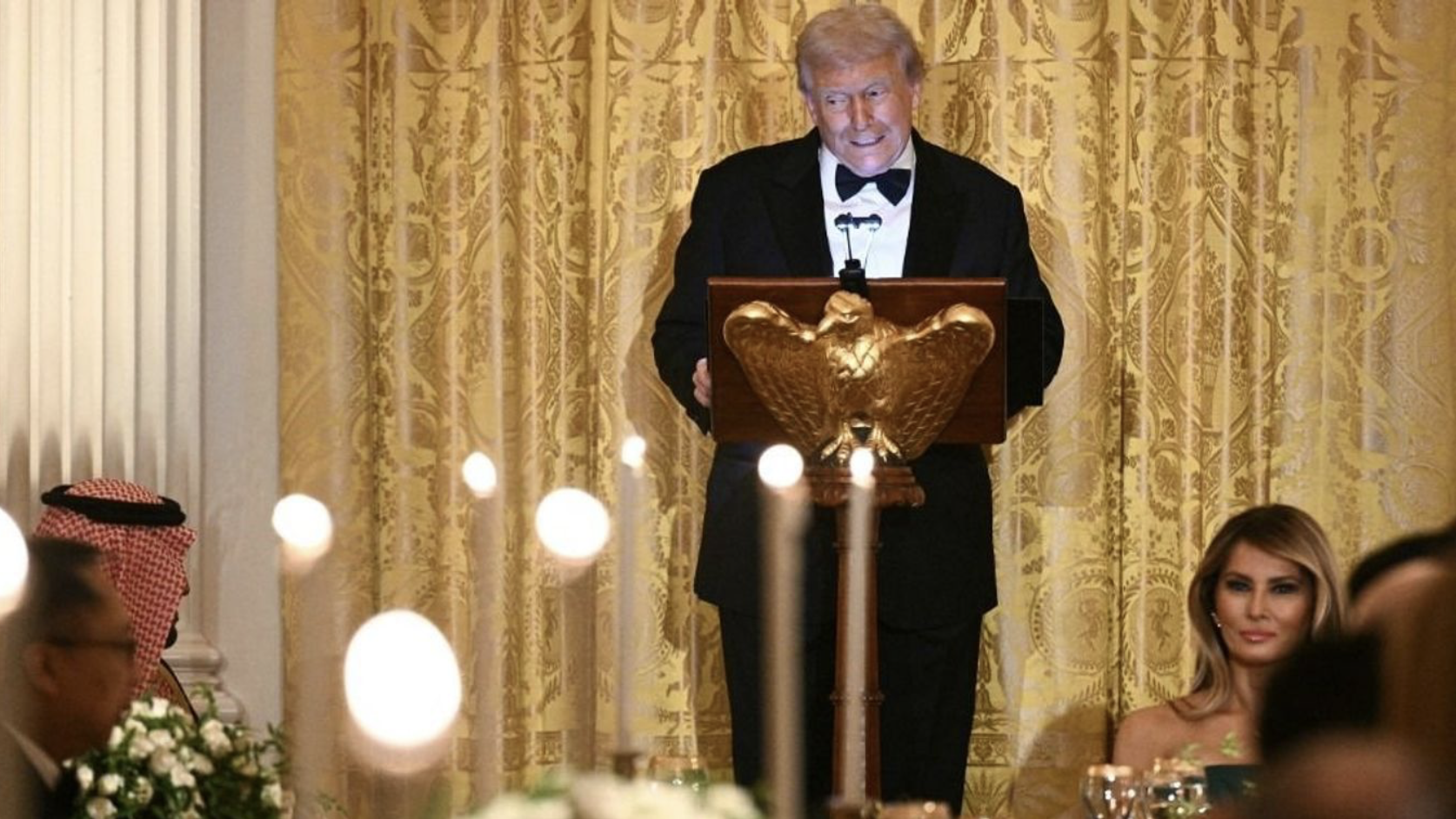 Cristiano Ronaldo Trumpékkal vacsorázott a Fehér Házban