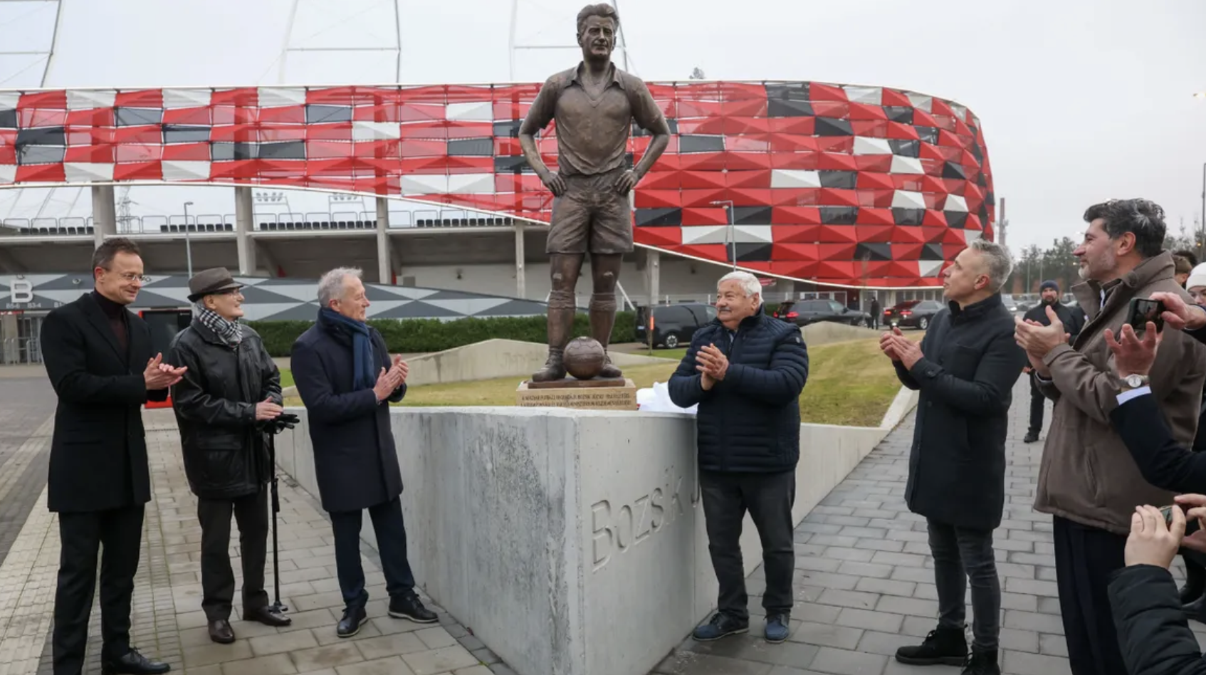 Felavatták Bozsik József szobrát