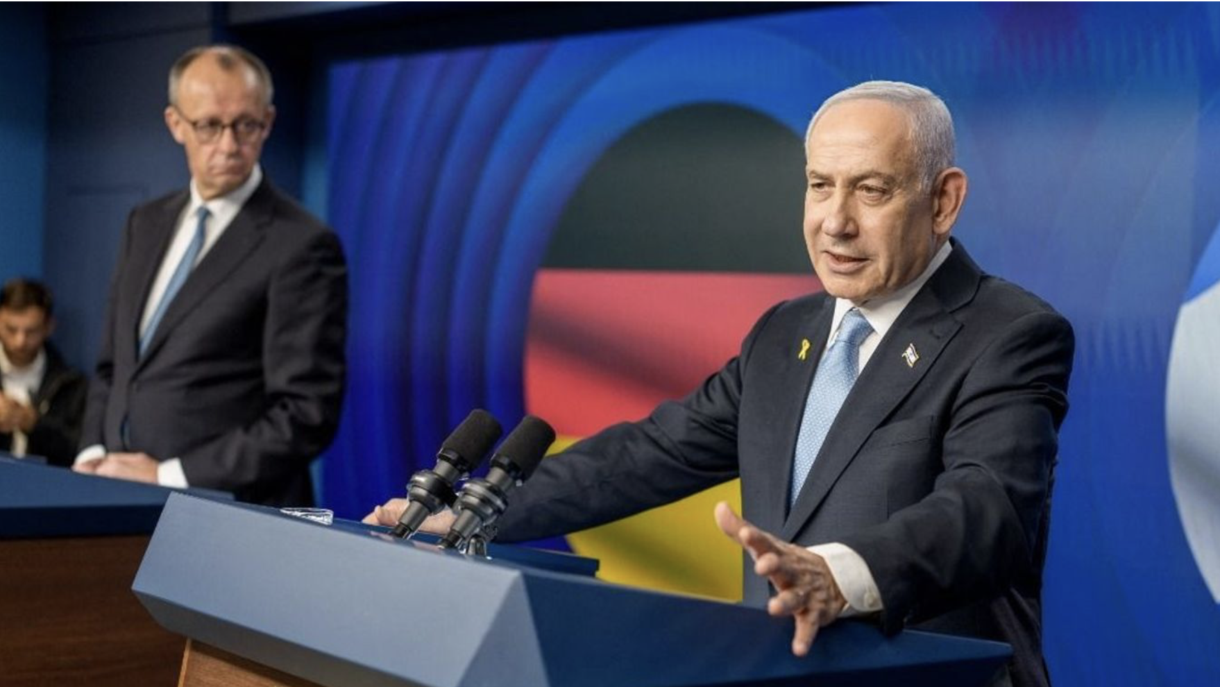 Merz Jeruzsálemben próbálta rendezni a viszonyt Netanjahuval